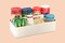 Enjoy Organizer Portable Caddy with Handle – 8-Compartment Storage Bin with Removable Dividers for Office, Crafts, and Home – Made in USA